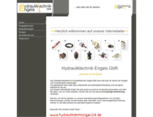 Tablet Screenshot of hydrauliktechnik-engels.de